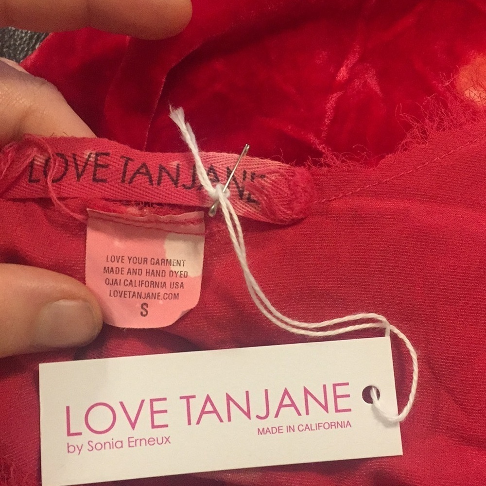 S LOVE TANJANE Velvet Top DD42 3774 - Picture 4 of 5
